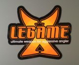 画像: X-LEGAME フルカラーステッカー（大）ブラック