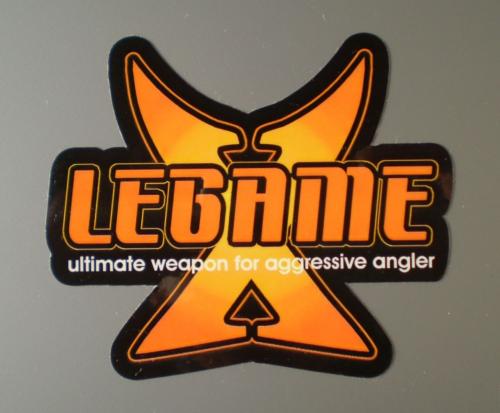 画像1: X-LEGAME フルカラーステッカー（大）ブラック